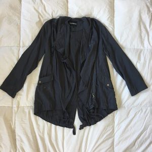 Gray Zipper Jacket